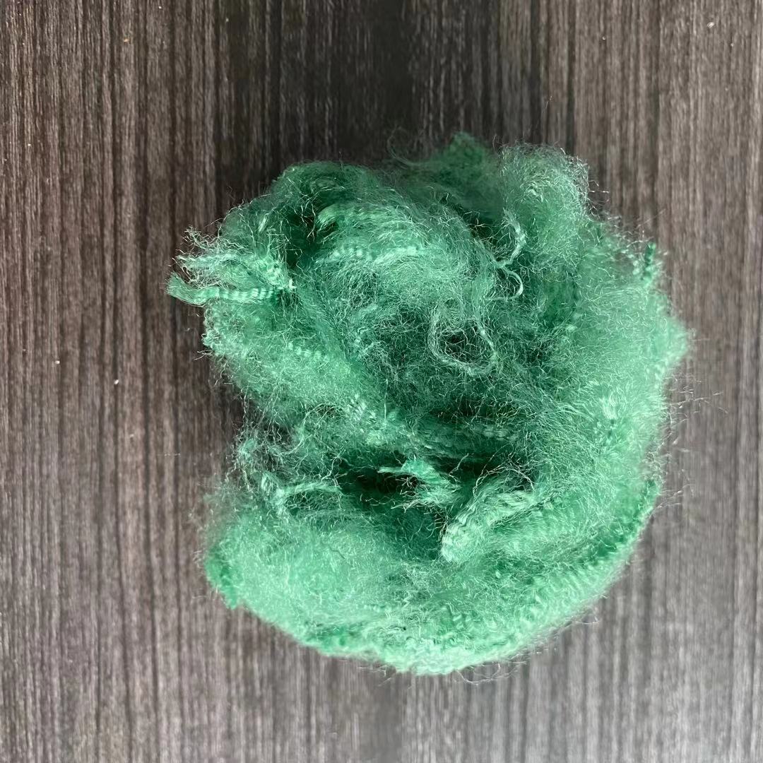 绿色丙纶短纤维